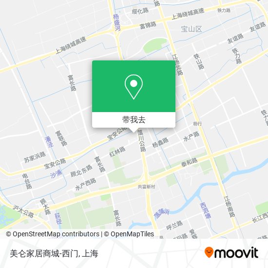 美仑家居商城-西门地图