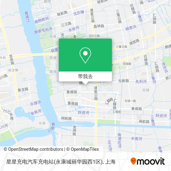 星星充电汽车充电站(永康城丽华园西1区)地图
