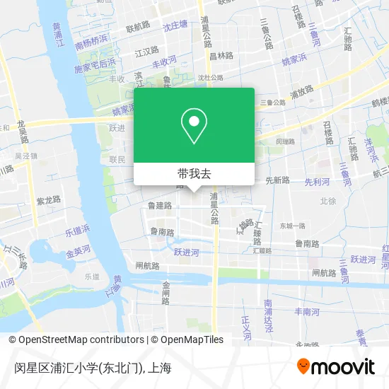 闵星区浦汇小学(东北门)地图