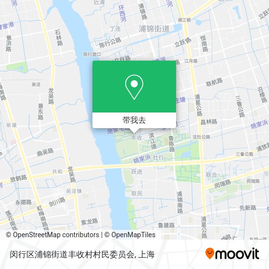 闵行区浦锦街道丰收村村民委员会地图