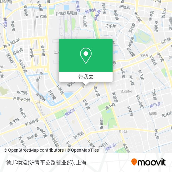 德邦物流(沪青平公路营业部)地图