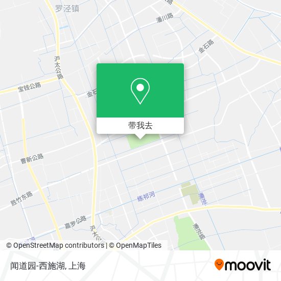 闻道园-西施湖地图