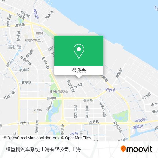 福益柯汽车系统上海有限公司地图