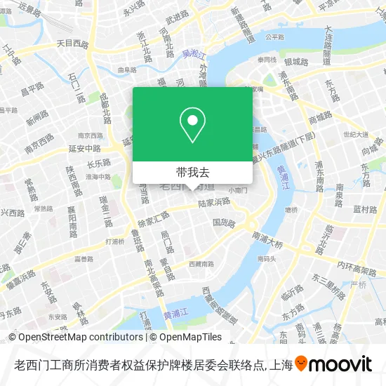 老西门工商所消费者权益保护牌楼居委会联络点地图
