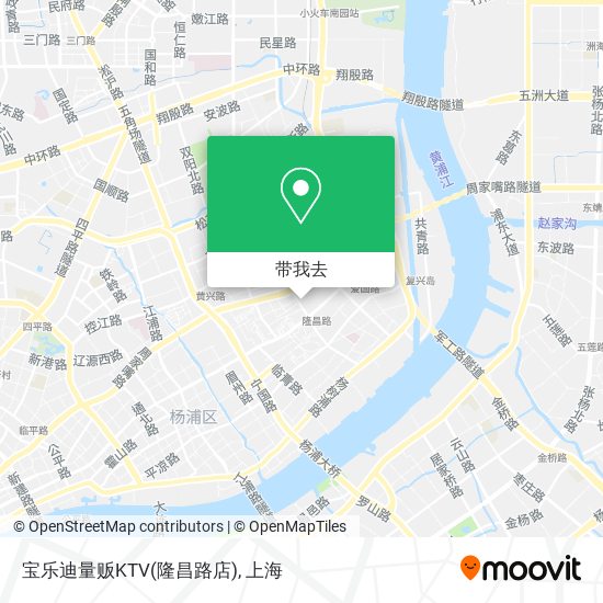 宝乐迪量贩KTV(隆昌路店)地图