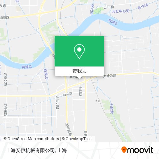 上海安伊机械有限公司地图