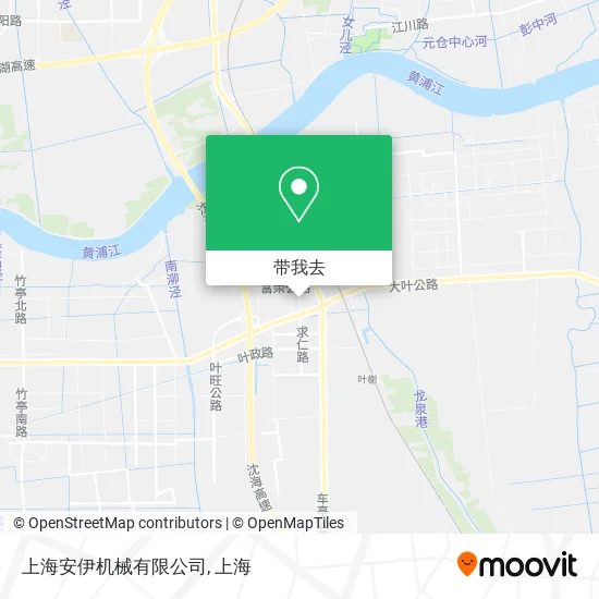 上海安伊机械有限公司地图