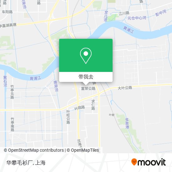华攀毛衫厂地图