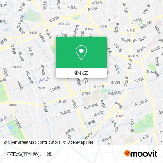 停车场(宜州路)地图