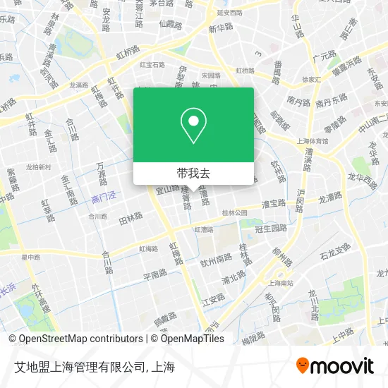 艾地盟上海管理有限公司地图