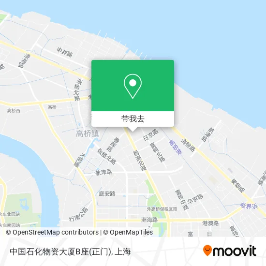 中国石化物资大厦B座(正门)地图