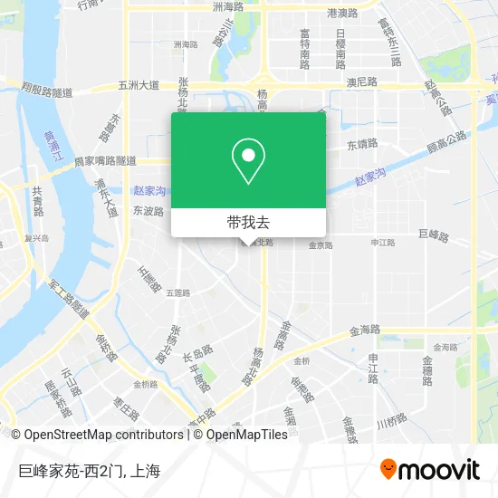 巨峰家苑-西2门地图
