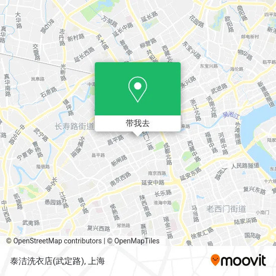 泰洁洗衣店(武定路)地图
