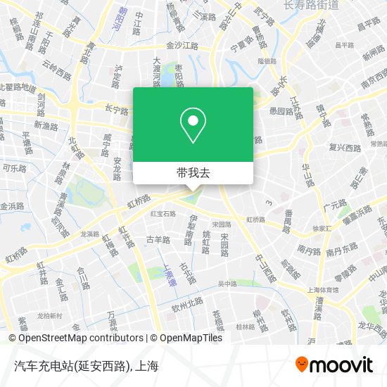 汽车充电站(延安西路)地图