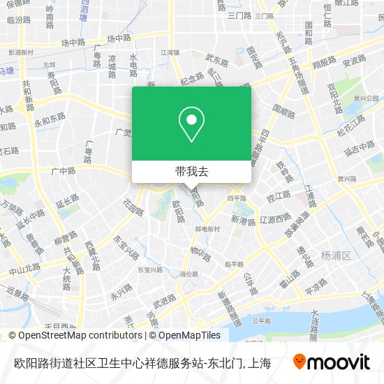 欧阳路街道社区卫生中心祥德服务站-东北门地图