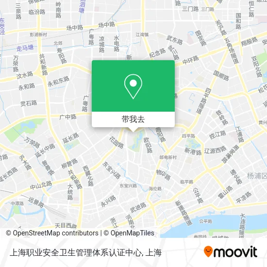 上海职业安全卫生管理体系认证中心地图