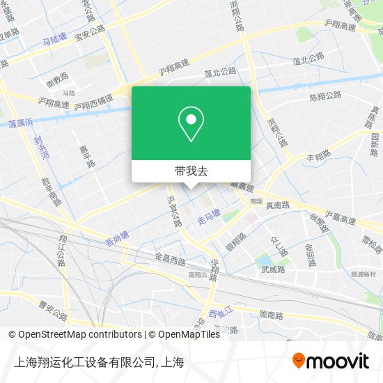上海翔运化工设备有限公司地图
