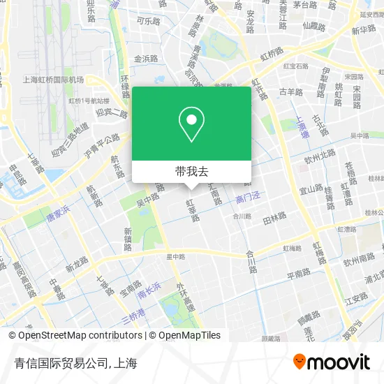 青信国际贸易公司地图