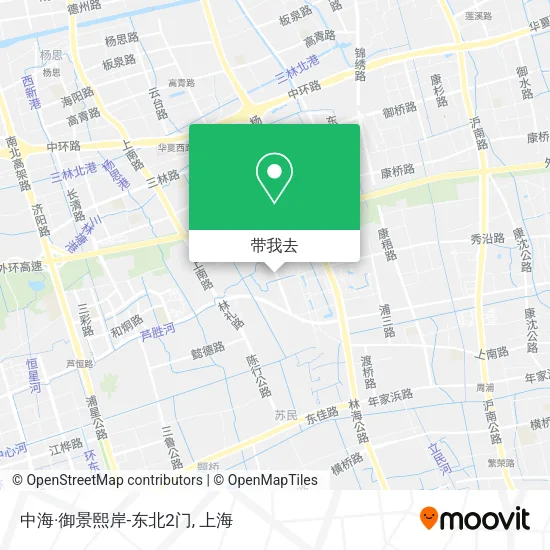 中海·御景熙岸-东北2门地图