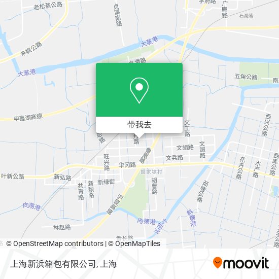 上海新浜箱包有限公司地图