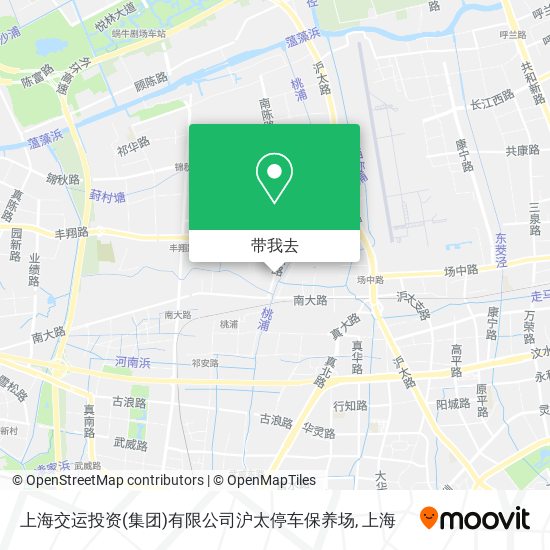 上海交运投资(集团)有限公司沪太停车保养场地图
