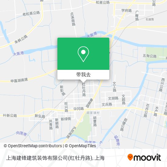 上海建锋建筑装饰有限公司(红牡丹路)地图