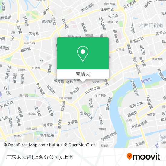 广东太阳神(上海分公司)地图