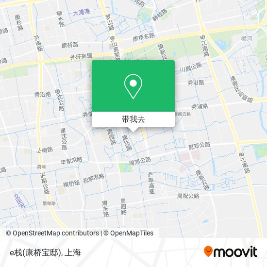e栈(康桥宝邸)地图