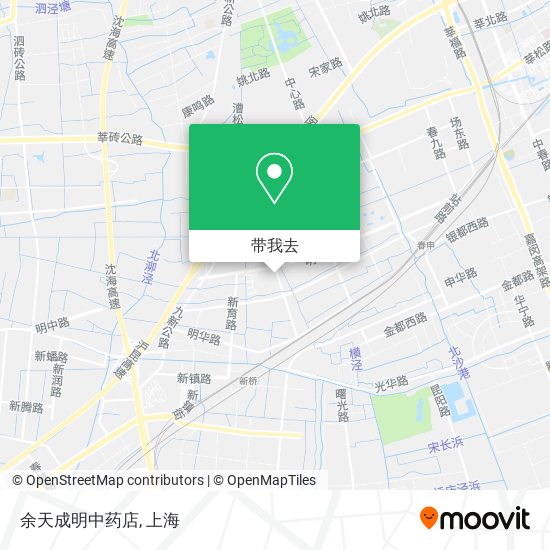 余天成明中药店地图