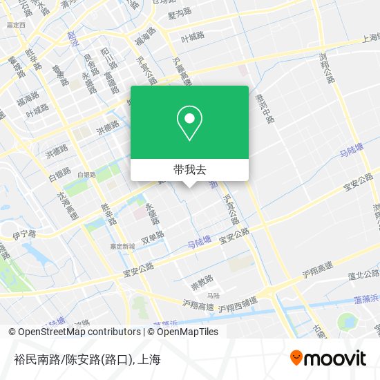 裕民南路/陈安路(路口)地图