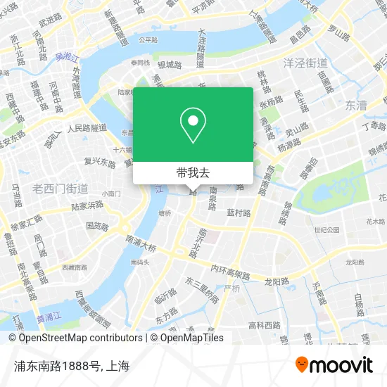 浦东南路1888号地图