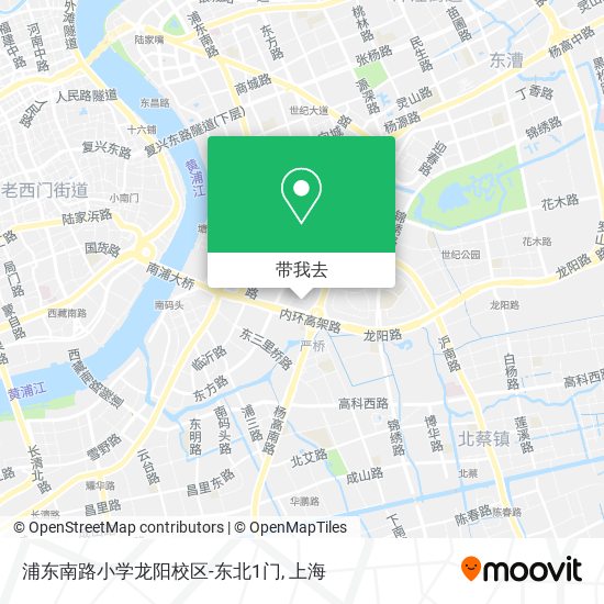 浦东南路小学龙阳校区-东北1门地图