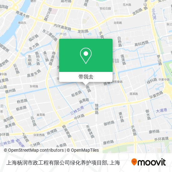 上海杨润市政工程有限公司绿化养护项目部地图