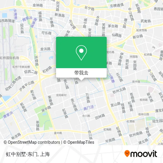 虹中别墅-东门地图