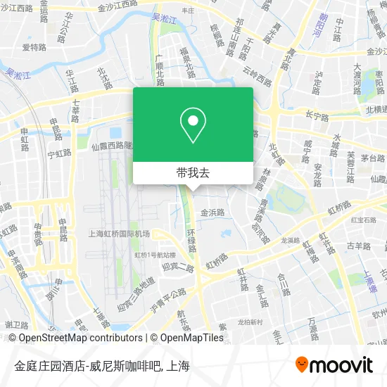 金庭庄园酒店-威尼斯咖啡吧地图