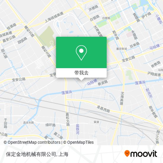 保定金地机械有限公司地图
