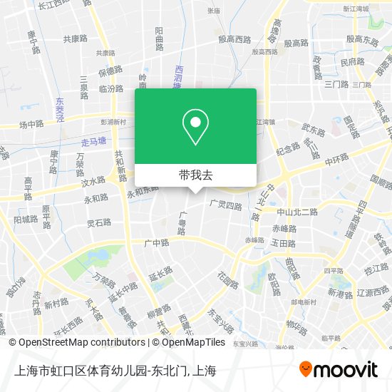 上海市虹口区体育幼儿园-东北门地图