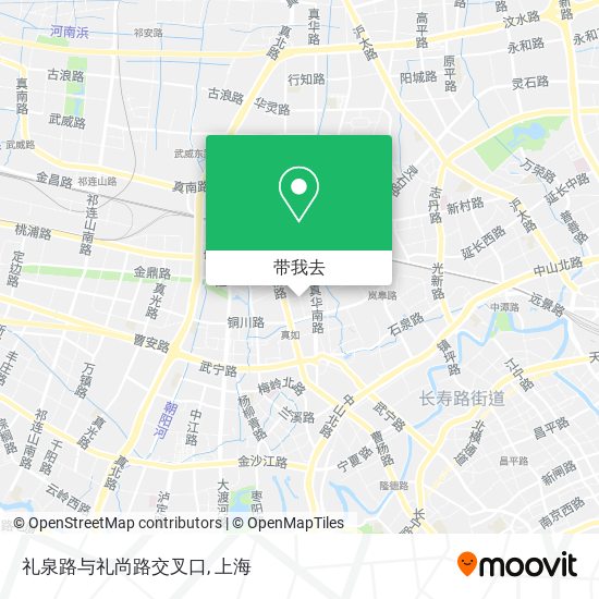 礼泉路与礼尚路交叉口地图