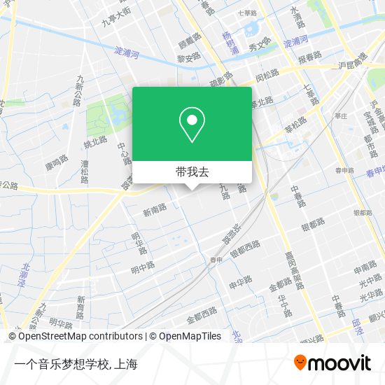 一个音乐梦想学校地图