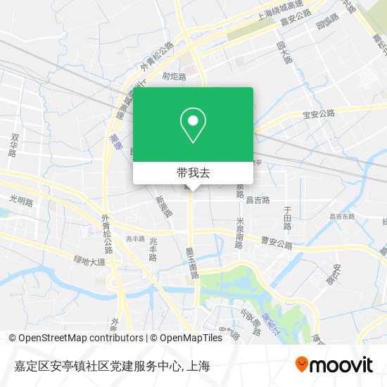 嘉定区安亭镇社区党建服务中心地图