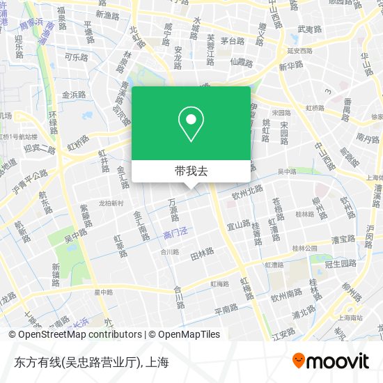 东方有线(吴忠路营业厅)地图