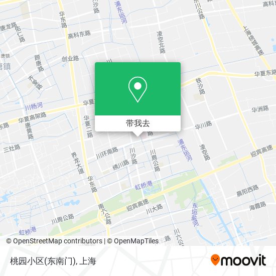 桃园小区(东南门)地图