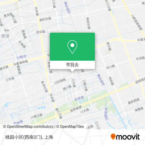 桃园小区(西南2门)地图