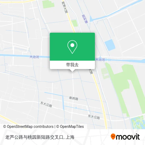老芦公路与桃园新陆路交叉口地图
