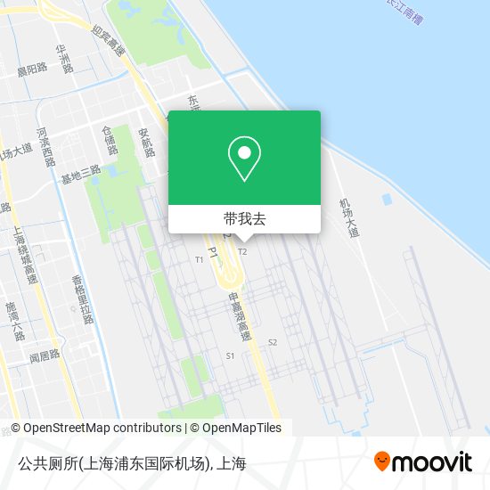 公共厕所(上海浦东国际机场)地图