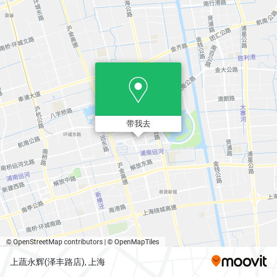 上蔬永辉(泽丰路店)地图