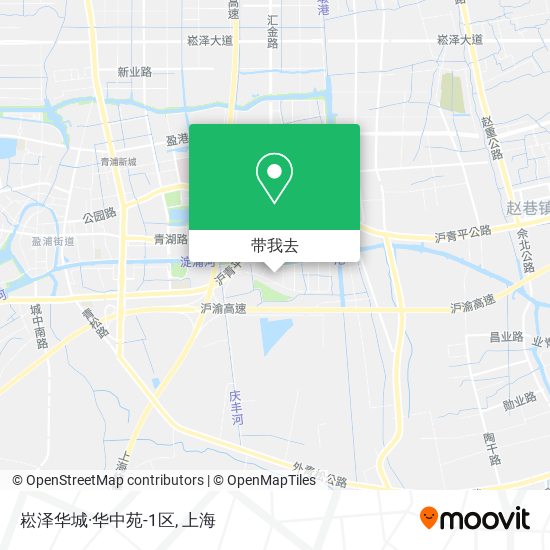 崧泽华城·华中苑-1区地图
