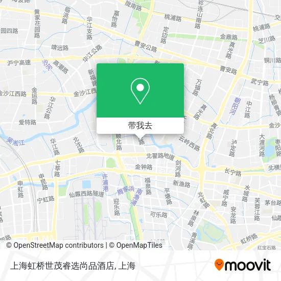 上海虹桥世茂睿选尚品酒店地图