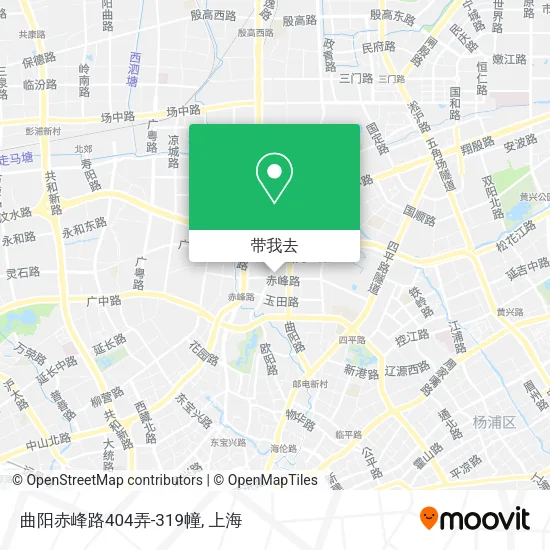 曲阳赤峰路404弄-319幢地图