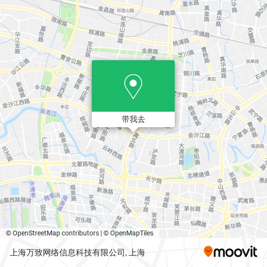 上海万致网络信息科技有限公司地图